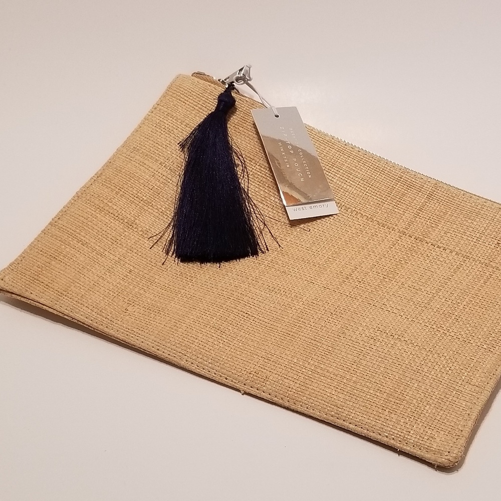 West Emory Tassel Zip Top Pouch
